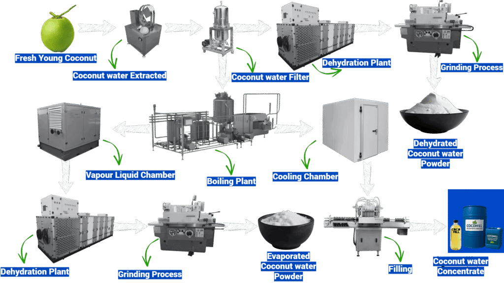 Coconut Water Concentrate Manufacturing Process